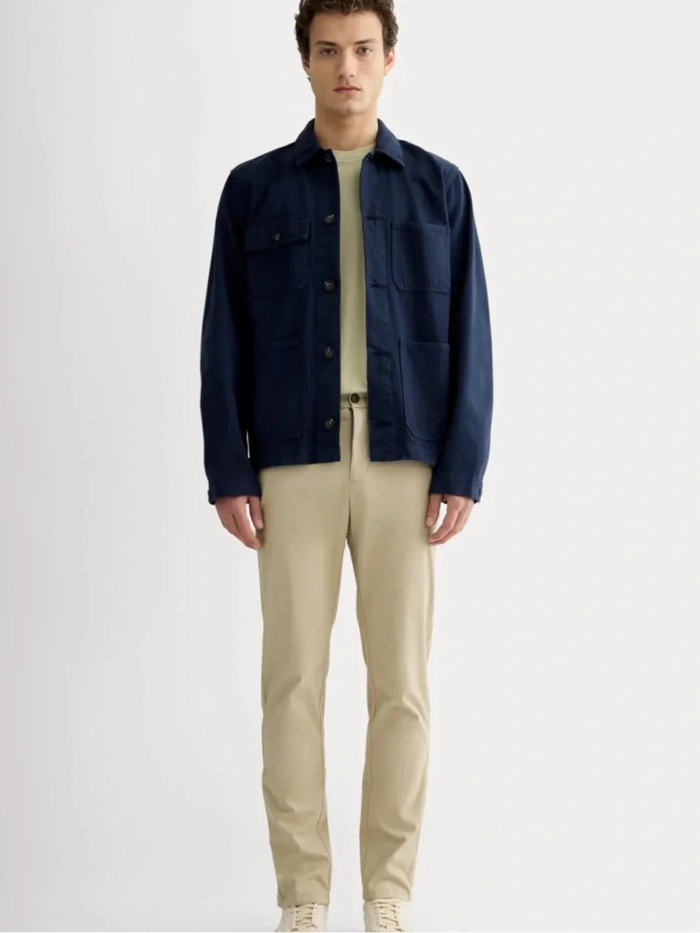 NEW Everlane Trench Coat Khaki Transit Slim Performance Chino 31 x 32
